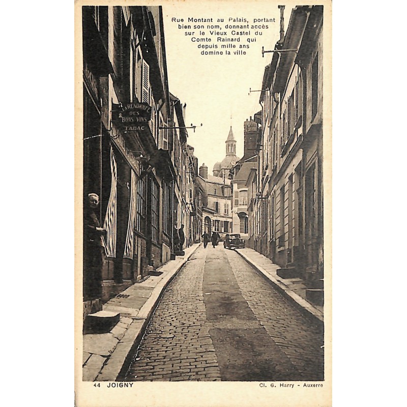 ABAO 89 - Yonne [89] Joigny - Rue Montant au Palais.
