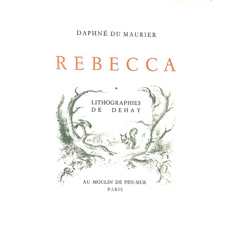 ABAO Littérature Du Maurier (Daphné) - Rebecca. (2 tomes)