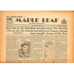 ABAO Journaux et périodiques The Maple Leaf. 1945/08/04. Vol.3 N°113.