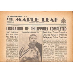 ABAO Journaux et périodiques The Maple Leaf. 1945/07/06. Vol.3 N°88.