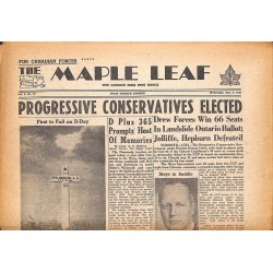 ABAO Journaux et périodiques The Maple Leaf. 1945/06/06. Vol.3 N°62.