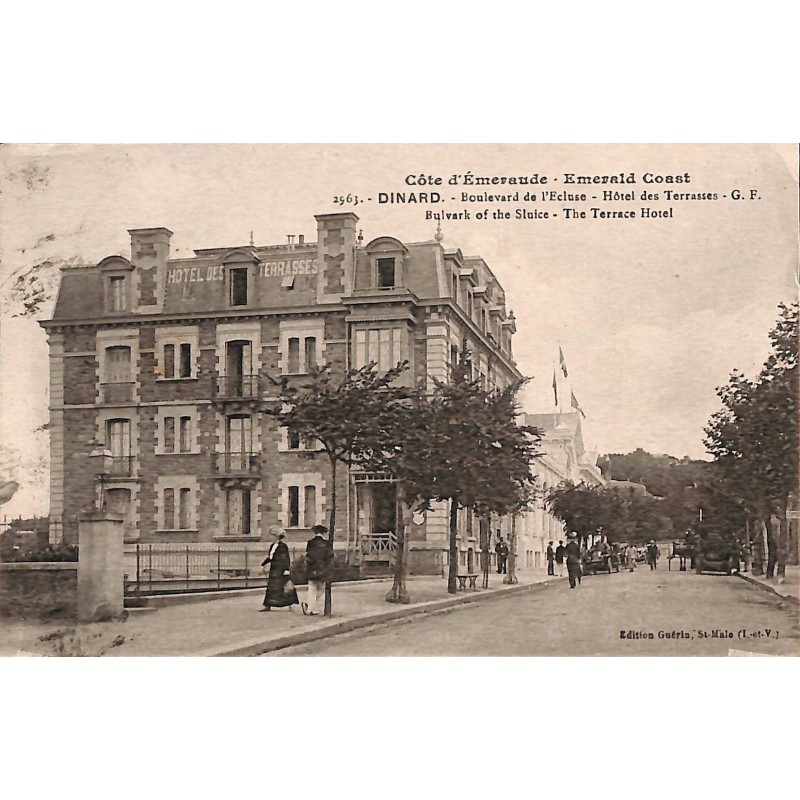 ABAO 35 - Ille-et-Vilaine [35] Dinard - Boulevard de l'Ecluse. Hôtel des Terrasses.