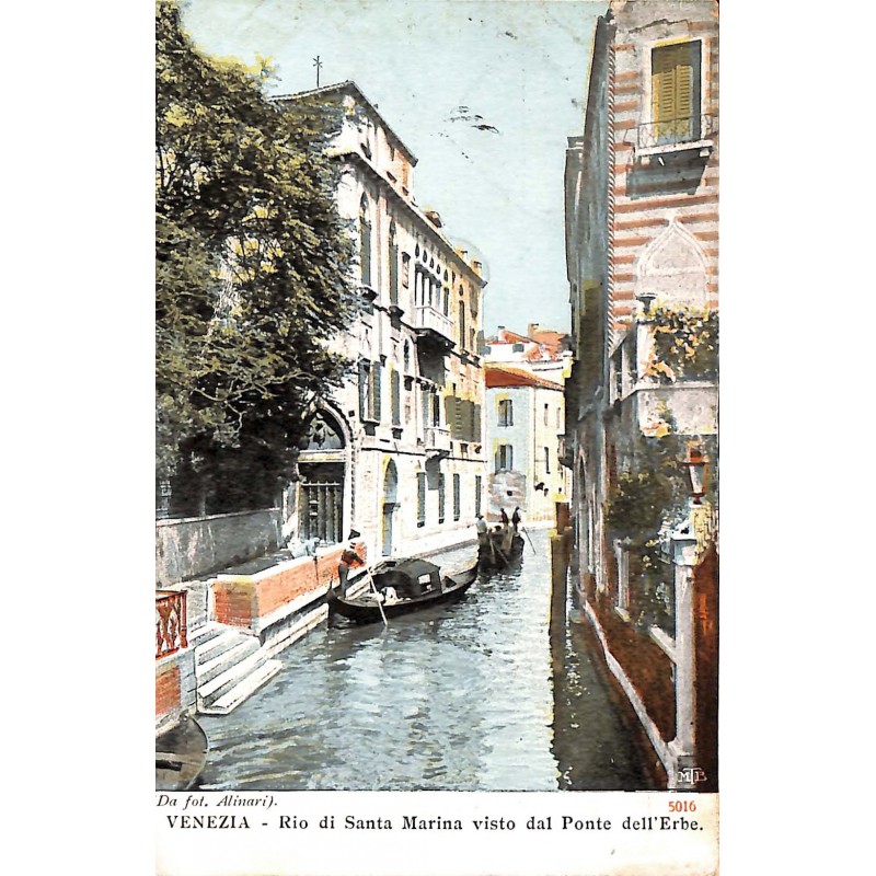 ABAO Italie Venezia - Rio di Santa Maria visto dal Ponte dell'Erbe.