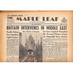 ABAO Journaux et périodiques The Maple Leaf. 1945/06/01. Vol.3 N°58.