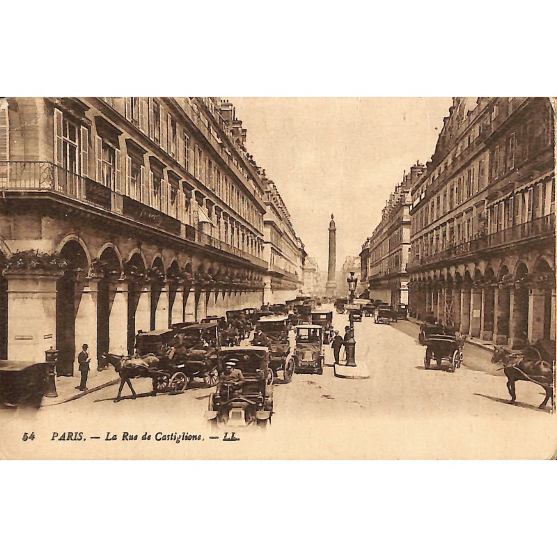 ABAO 75 - Paris [75] Paris - La Rue de Castiglione.