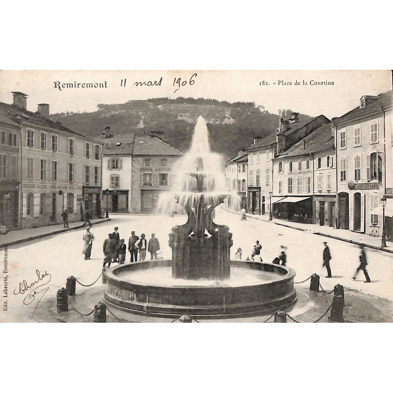 ABAO 88 - Vosges [88] Remiremont - Place de la Courtine.