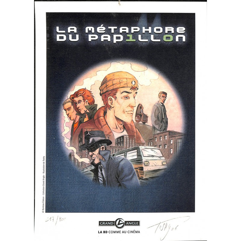 ABAO Bandes dessinées La Métaphore du Papillon Coffret 1 à 3 + Ex-Libris.