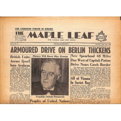 ABAO Journaux et périodiques The Maple Leaf. 1945/04/14. Vol.3 N°17.
