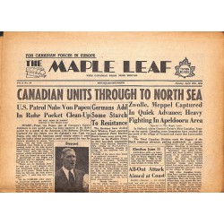 ABAO Journaux et périodiques The Maple Leaf. 1945/04/16. Vol.3 N°18.