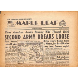 ABAO Journaux et périodiques The Maple Leaf. 1945/03/29. Vol.3 N°4.