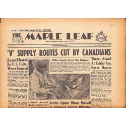 ABAO Journaux et périodiques The Maple Leaf. 1945/04/04. Vol.3 N°9.