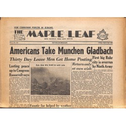 ABAO Journaux et périodiques The Maple Leaf. 1945/03/02. Vol.2 N°142.