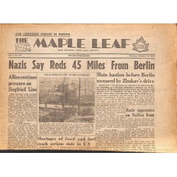 ABAO Journaux et périodiques The Maple Leaf. 1945/02/01. Vol.2 N°117.