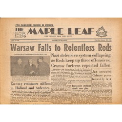 ABAO Journaux et périodiques The Maple Leaf. 1945/01/18. Vol.2 N°105.