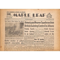 ABAO Journaux et périodiques The Maple Leaf. 1944/12/08. Vol.2 N°72.