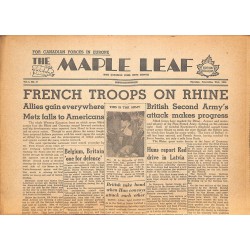 ABAO Journaux et périodiques The Maple Leaf. 1944/11/21. Vol.2 N°57.