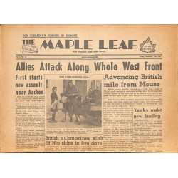 ABAO Journaux et périodiques The Maple Leaf. 1944/11/17. Vol.2 N°54.