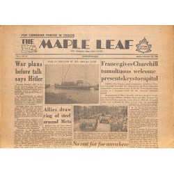 ABAO Journaux et périodiques The Maple Leaf. 1944/11/13. Vol.2 N°50.