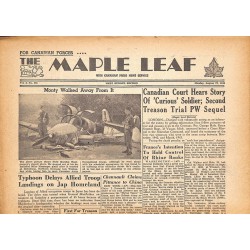 ABAO Journaux et périodiques The Maple Leaf. 1945/08/27. Vol.3 N°131.