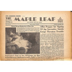 ABAO Journaux et périodiques The Maple Leaf. 1945/09/01. Vol.3 N°136.