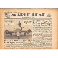 ABAO Journaux et périodiques The Maple Leaf. 1945/09/04. Vol.3 N°138.