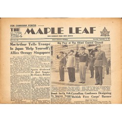 ABAO Journaux et périodiques The Maple Leaf. 1945/09/06. Vol.3 N°140.