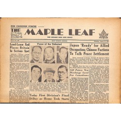 ABAO Journaux et périodiques The Maple Leaf. 1945/08/25. Vol.3 N°130.