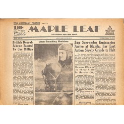 ABAO Journaux et périodiques The Maple Leaf. 1945/08/20. Vol.3 N°125.