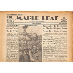 ABAO Journaux et périodiques The Maple Leaf. 1945/08/17. Vol.3 N°123.