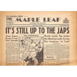 ABAO Journaux et périodiques The Maple Leaf. 1945/08/13. Vol.3 N°120.