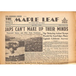 ABAO Journaux et périodiques The Maple Leaf. 1945/08/14. Vol.3 N°121.