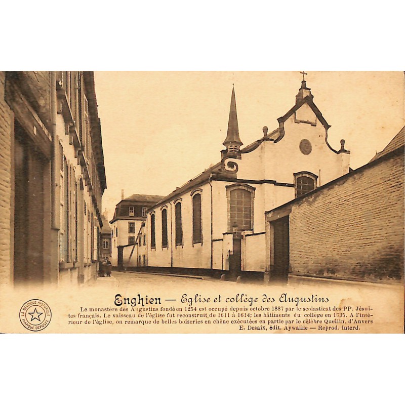 ABAO Hainaut Enghien - Eglise et collège des Augustins.