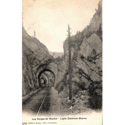 ABAO Suisse Moutier - Les Gorges de Moutier. Ligne Delémont-Bienne.
