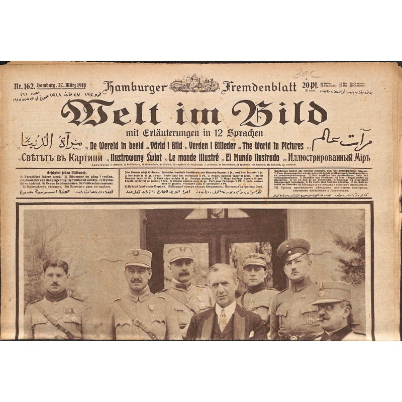 ABAO Journaux et périodiques Welt im Bild. 1918/03/27. n°162.