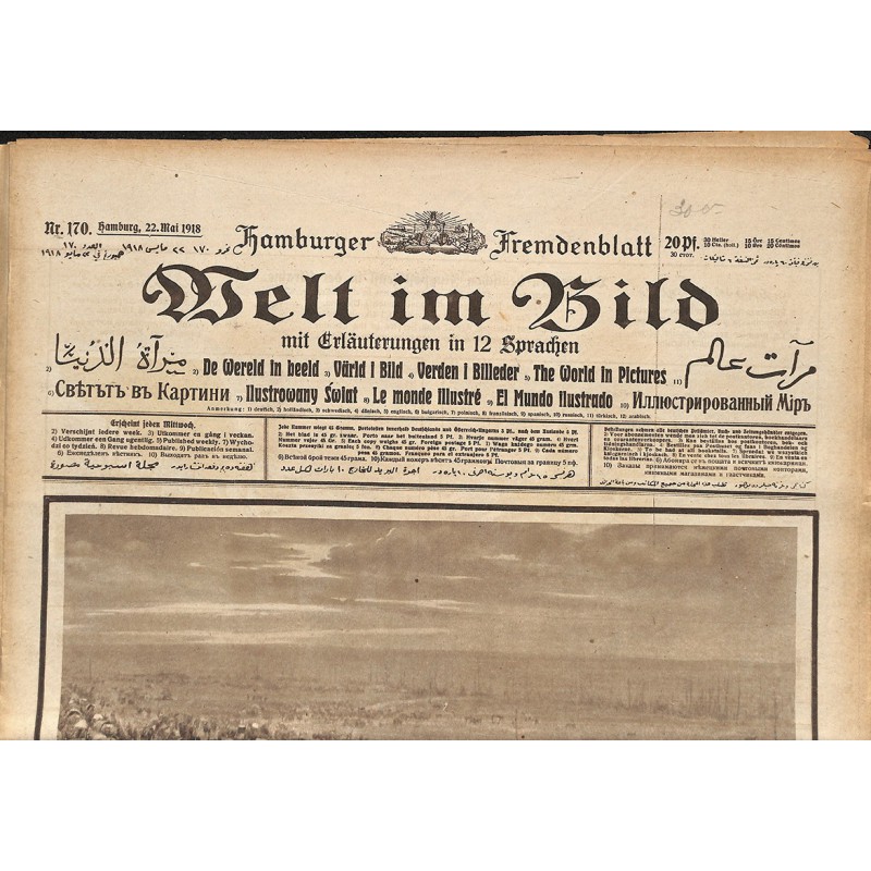 ABAO Journaux et périodiques Welt im Bild. 1918/05/22. n°170.