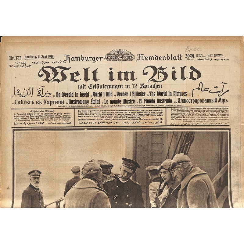 ABAO Journaux et périodiques Welt im Bild. 1918/06/05. n°172.