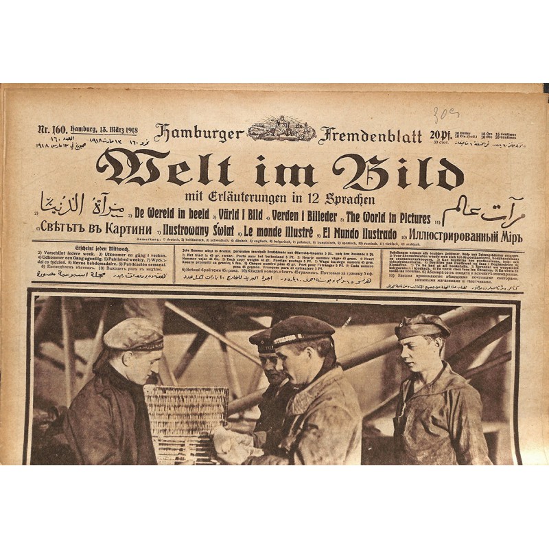 ABAO Journaux et périodiques Welt im Bild. 1918/03/13. n°160.
