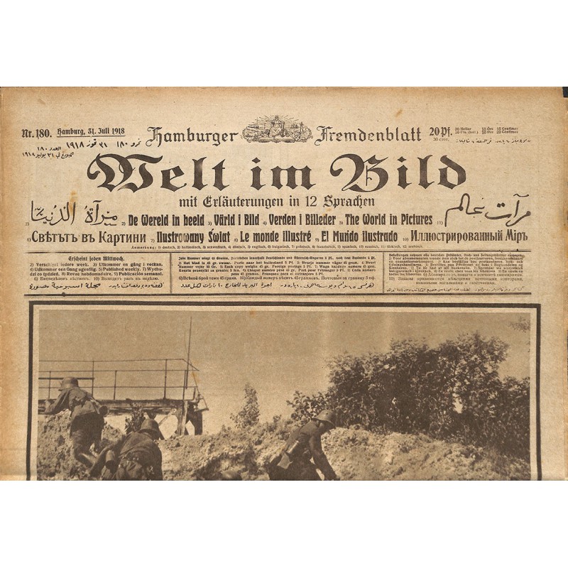 ABAO Journaux et périodiques Welt im Bild. 1918/07/31. n°180.
