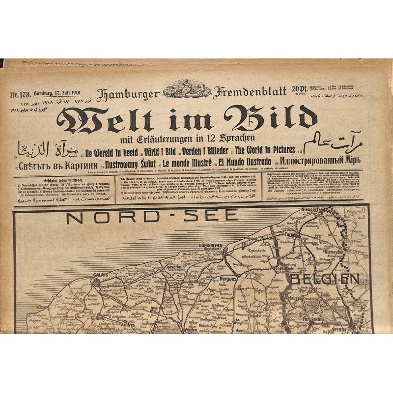 ABAO Journaux et périodiques Welt im Bild. 1918/07/17. n°178.