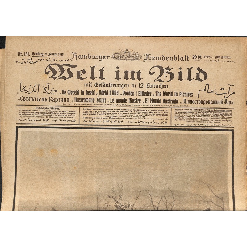 ABAO Journaux et périodiques Welt im Bild. 1918/01/09. n°151.