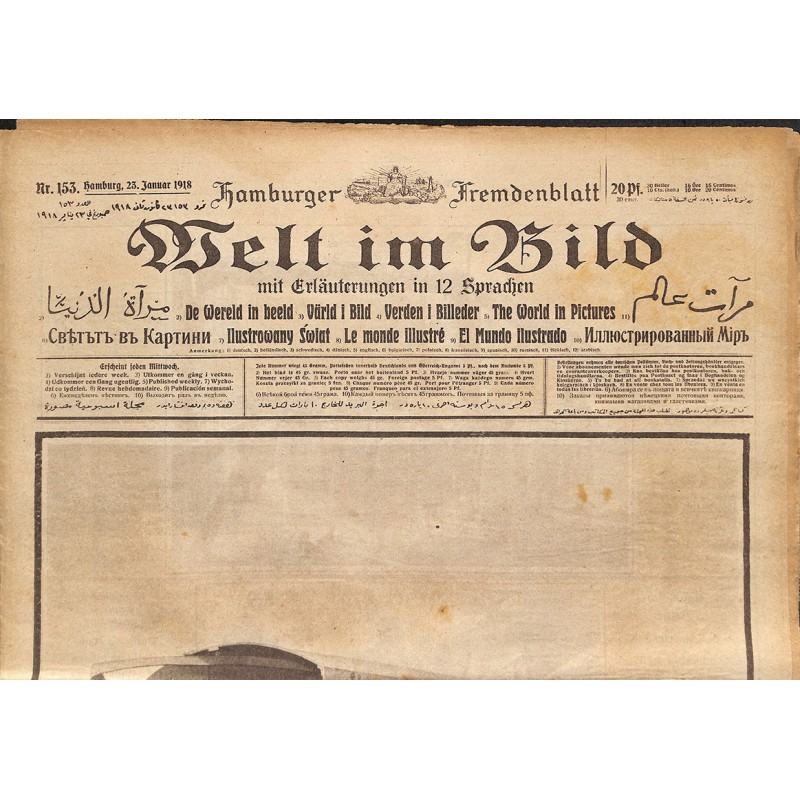 ABAO Journaux et périodiques Welt im Bild. 1918/01/23. n°153.