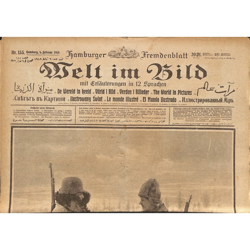 ABAO Journaux et périodiques Welt im Bild. 1918/02/06. n°155.