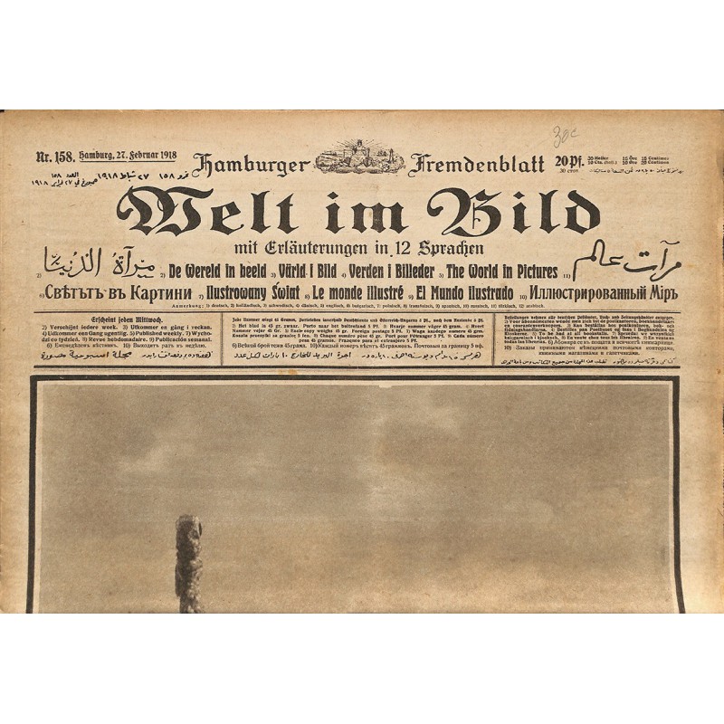 ABAO Journaux et périodiques Welt im Bild. 1918/02/27. n°158.