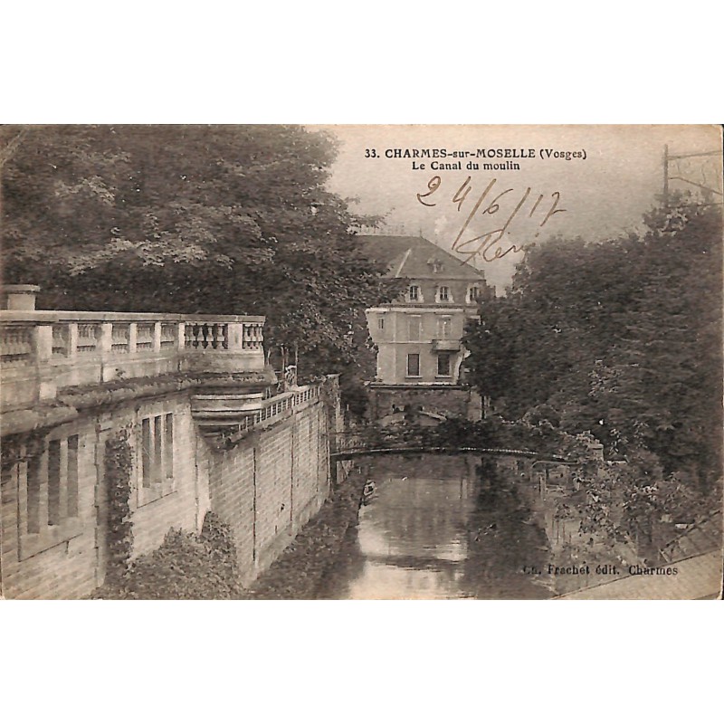 ABAO 88 - Vosges [88] Charmes-sur-Moselle - Le Canal du moulin.