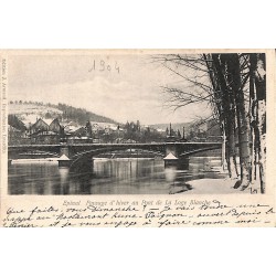 ABAO 88 - Vosges [88] Epinal - Paysage d'hiver au Pont de La Loge Blanche.