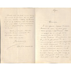 ABAO Lettres et manuscrits Lettres concernant Gabriel PEIGNOT. 1863.