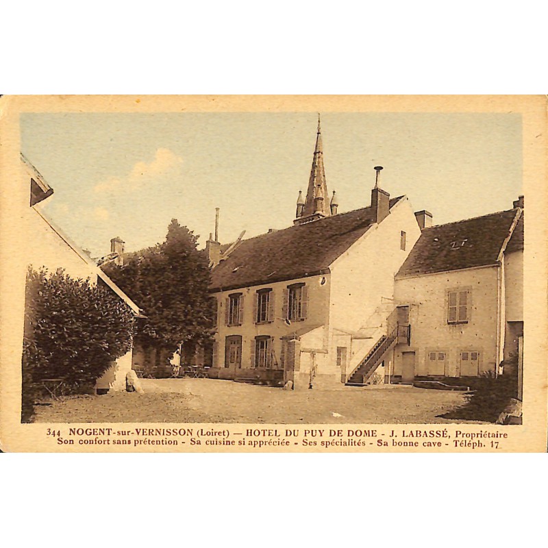 ABAO 45 - Loiret [45] Nogent-sur-Vernisson - Hôtel du Puy de Dôme.