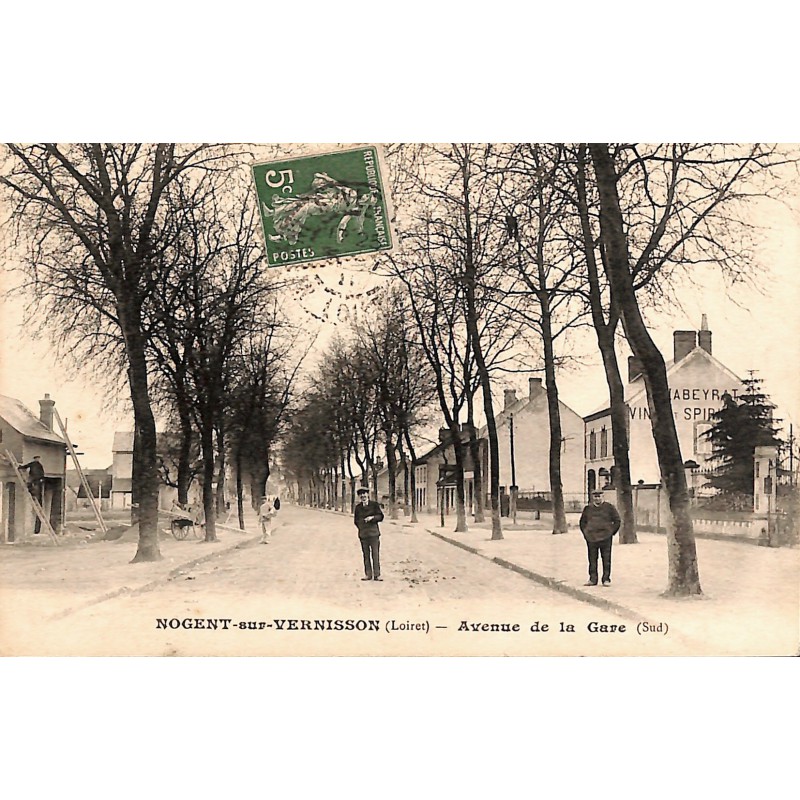 ABAO 45 - Loiret [45] Nogent-sur-Vernisson - Avenue de la Gare (Sud).