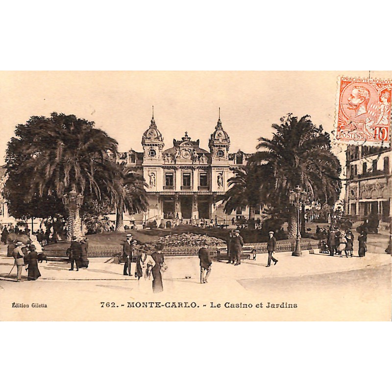 ABAO Monaco Monte-Carlo - Le Casino et Jardins.