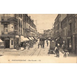 ABAO 77 - Seine-et-Marne [77] Fontainebleau - Rue Grande.